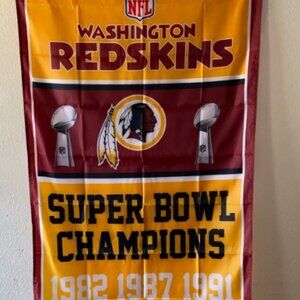 Washington Redskins Super Bowl Champions 3’x5' Banner Flag! BRAND NEW